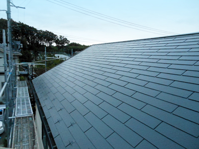 神奈川県 横浜市 青葉区 屋根塗装　外壁塗装 　工事完了後の屋根