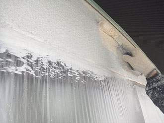 神奈川県 横浜市 青葉区 屋根塗装　外壁塗装 　屋根塗装　中塗り