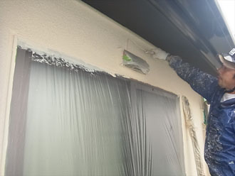 神奈川県 横浜市 青葉区 屋根塗装　外壁塗装 　外壁塗装　上塗り