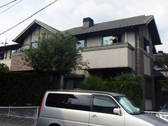 神奈川県 横浜市 青葉区 屋根塗装　外壁塗装 　カラーシミュレーション　現在のお住まい