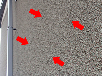 神奈川県 横浜市 青葉区 屋根塗装　外壁塗装 　点検　外壁　継ぎ目の凹み