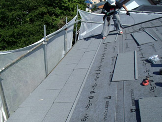 横浜市　鶴見区　屋根葺き替え　エコグラーニ