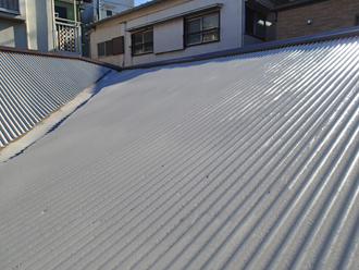 神奈川県鶴見区 屋根葺き替え工事 外壁塗装工事　二階　完了
