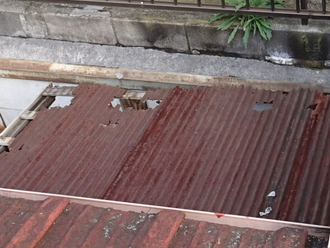 神奈川県鶴見区 屋根葺き替え工事 点検　一階