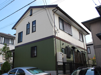 神奈川県横須賀市　屋根塗装　外壁塗装　屋根塗装　外壁塗装完了