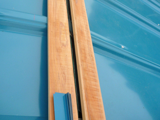 神奈川県　藤沢市 屋根カバー工法　貫板設置