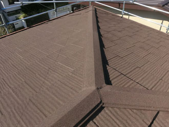 神奈川県　鎌倉市　積雪被害　屋根カバー工法　完了